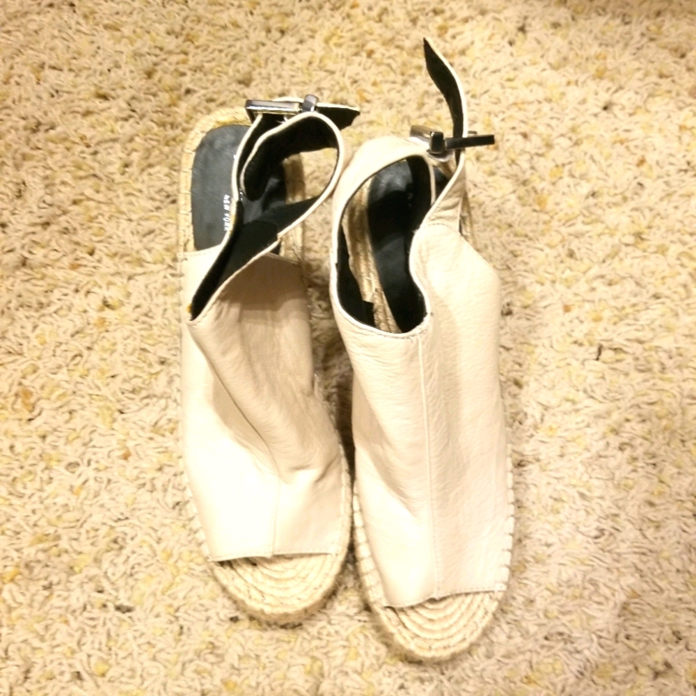 Kenneth Cole Wedges (white bone color)
